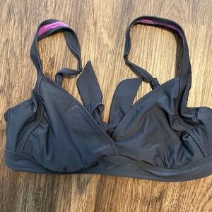 Athleta Dark Gray Bikini Top